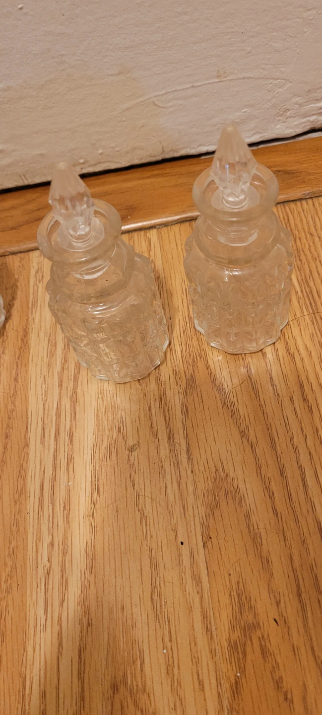 Vintage Crystal Cruet and Shaker Set - photo 5