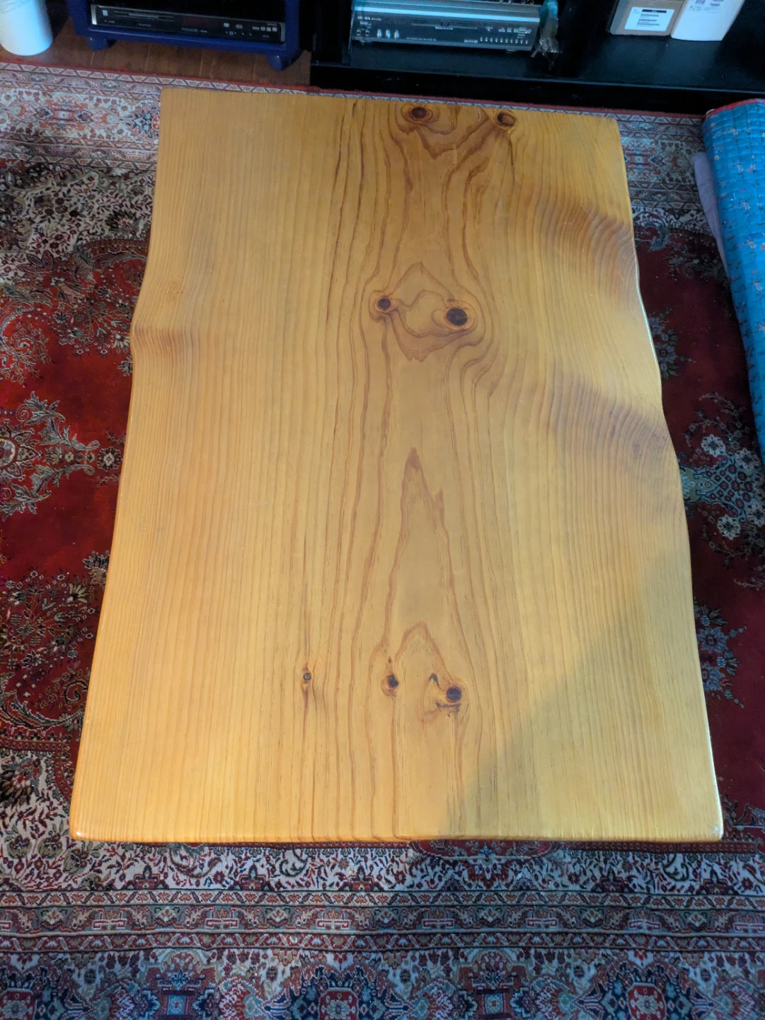 Solid wood table