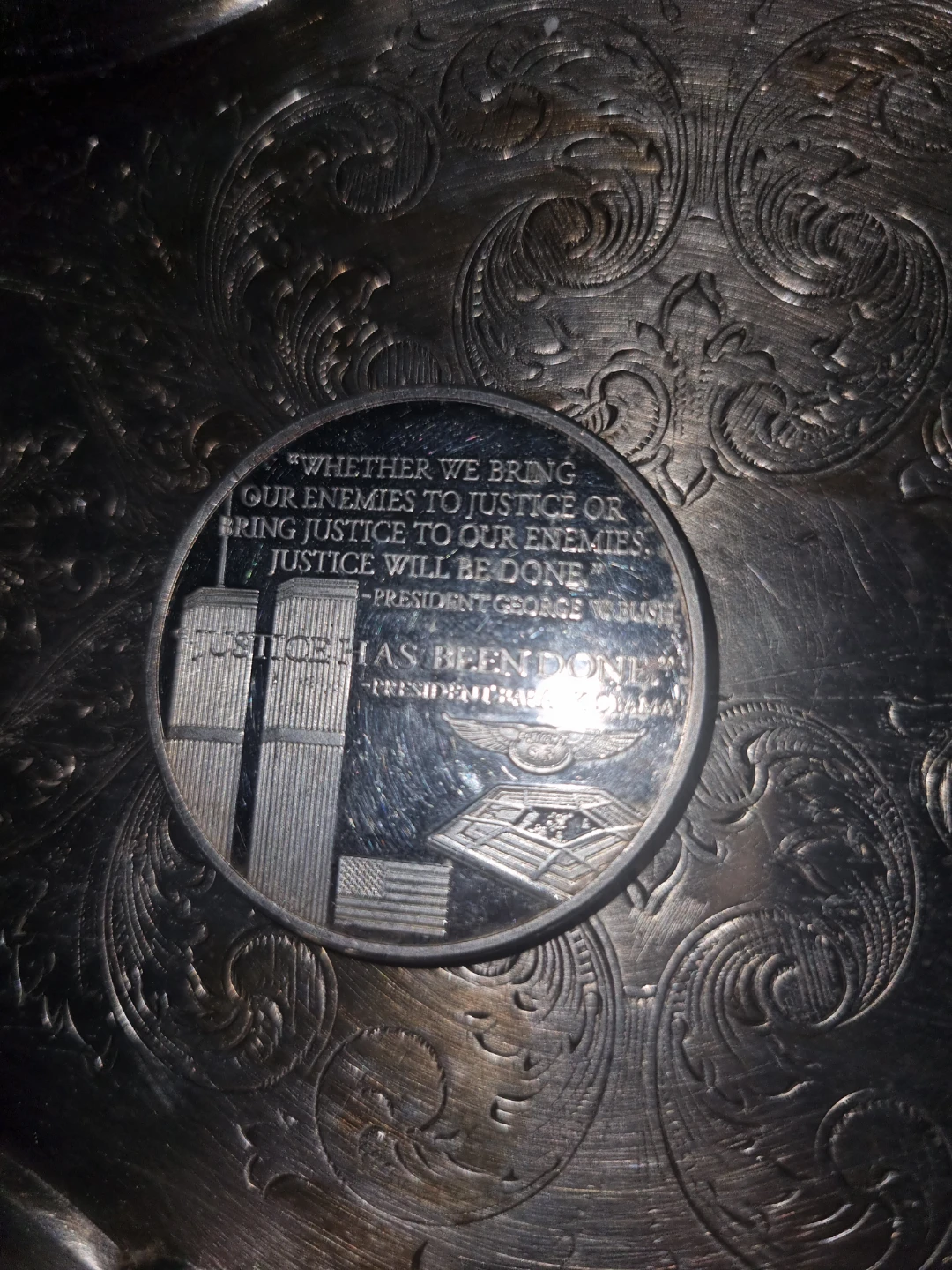 Commemorative May 1 2011 Challenge Coin - photo 4