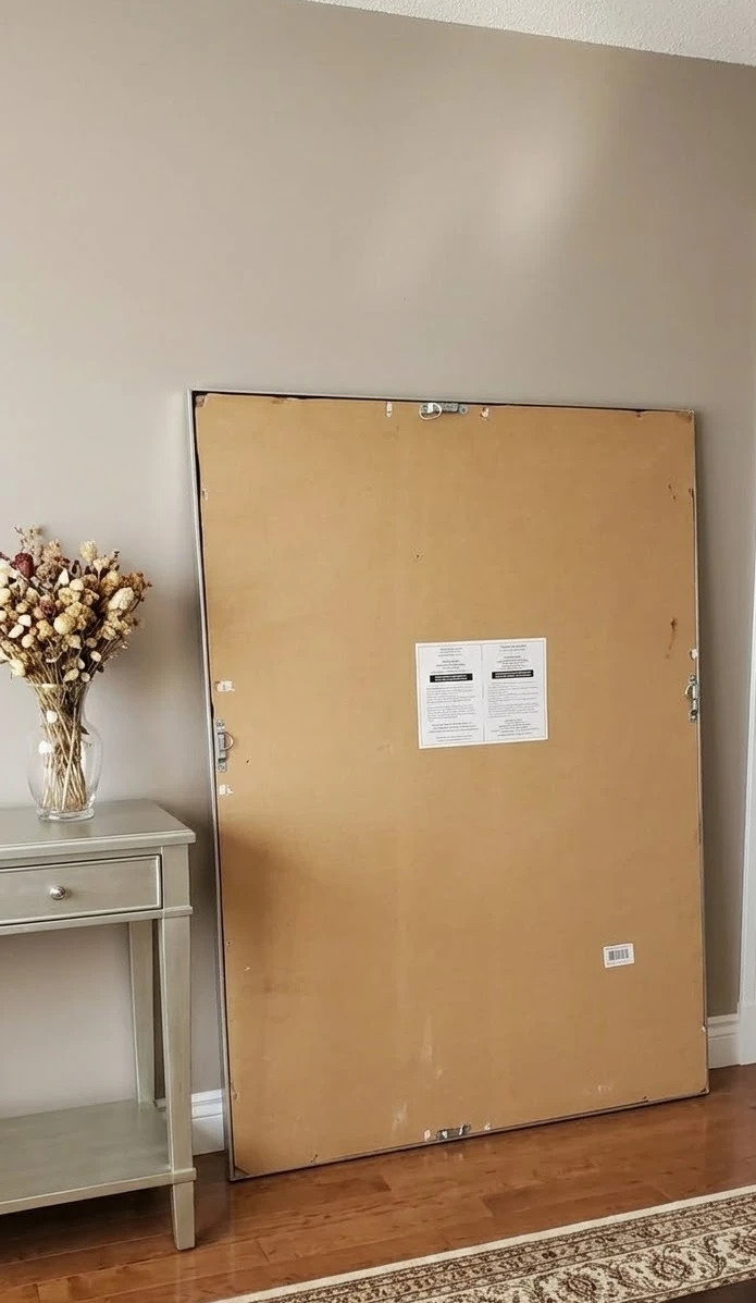 Large Bevelled Wall Mirror - photo 2