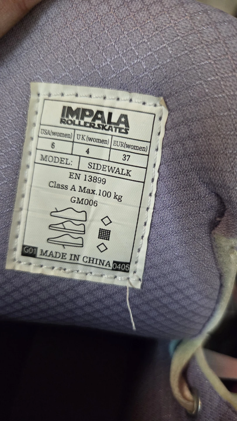 Impala Sidewalk Quad Roller Skates Pastel Fade Women's Size 6 - photo 4