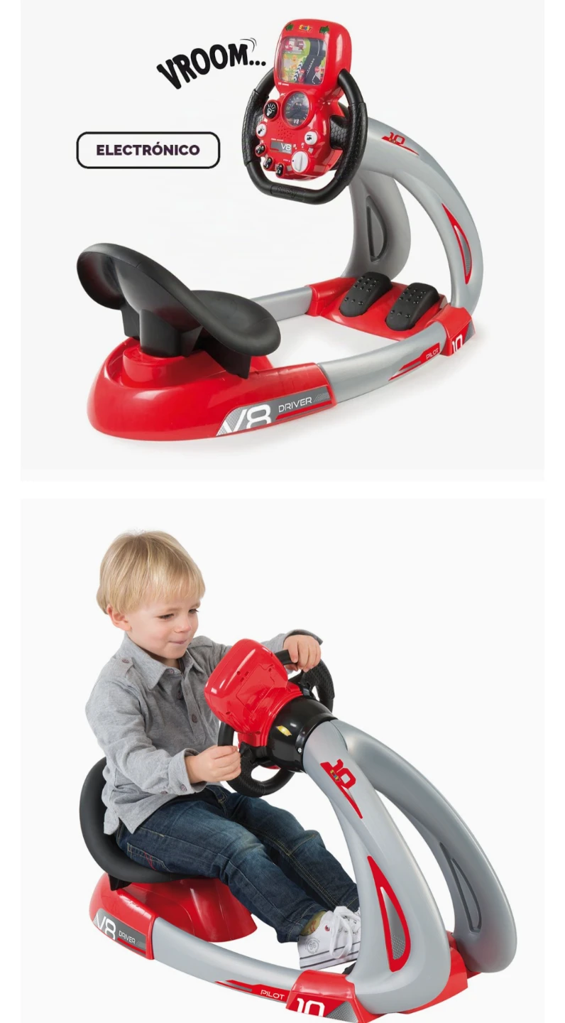 Smoby Pilot V8 Driver Battery Power Ride On - photo 4