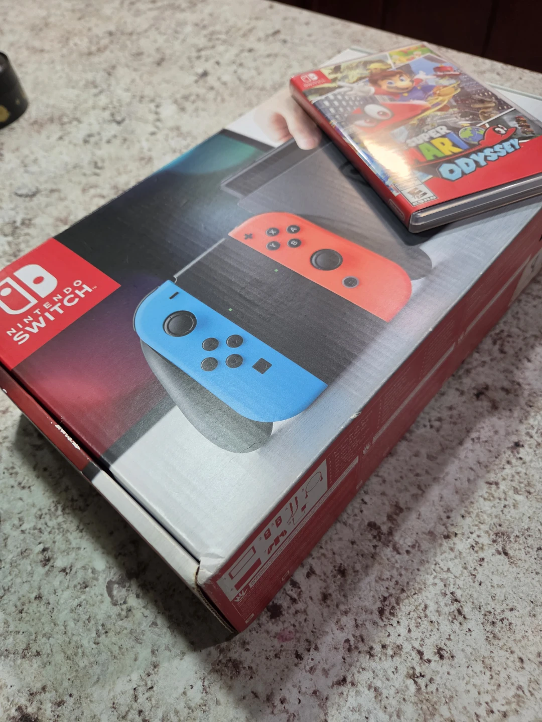 Nintendo Switch Console with Super Mario Odyssey