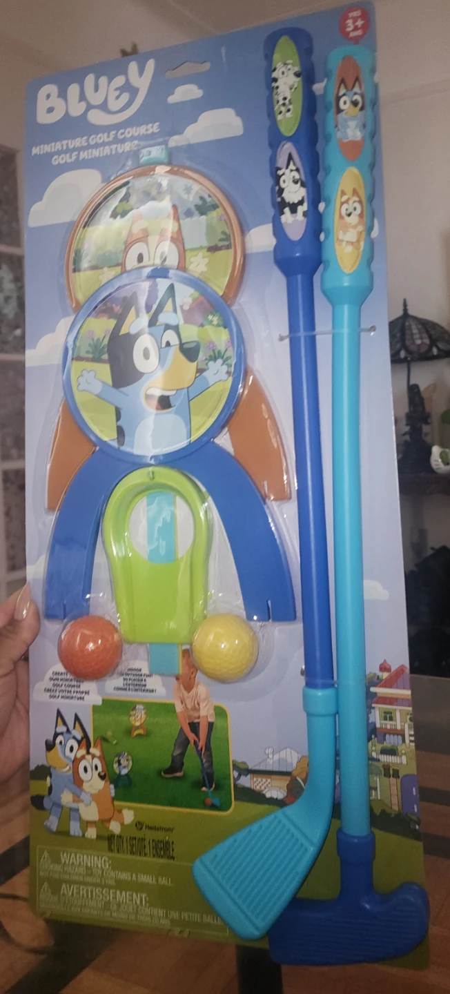 Bluey Miniature Golf Course Toy Set