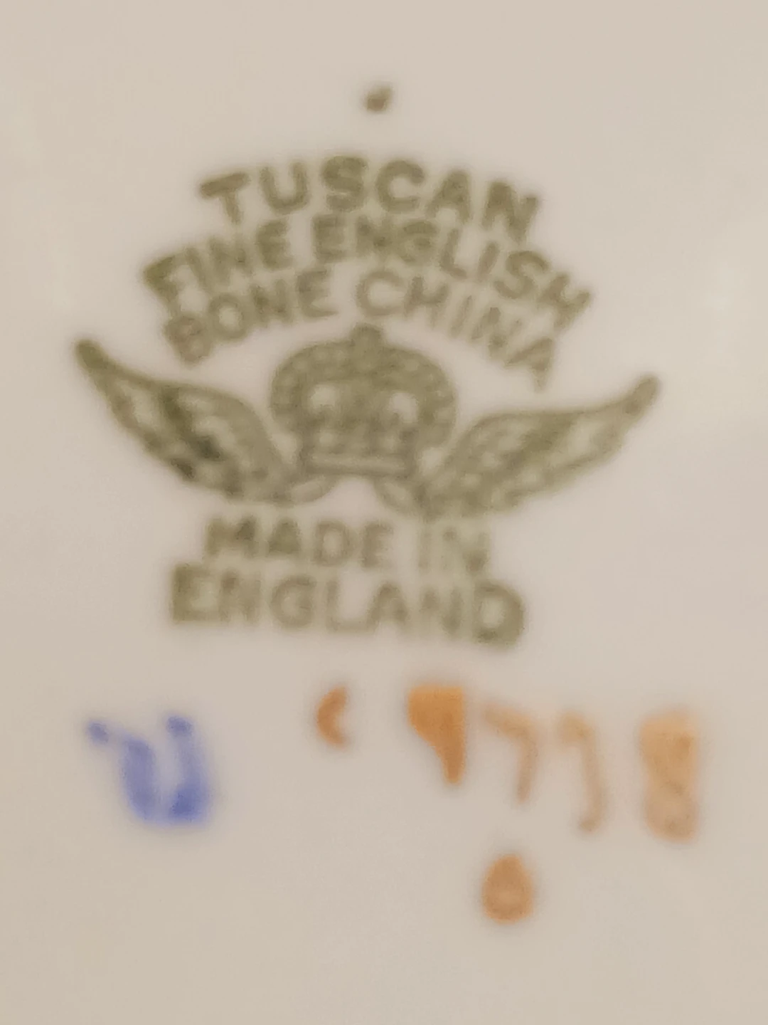 Tuscan Cries of London Bone China English Porcelain saucer - photo 4