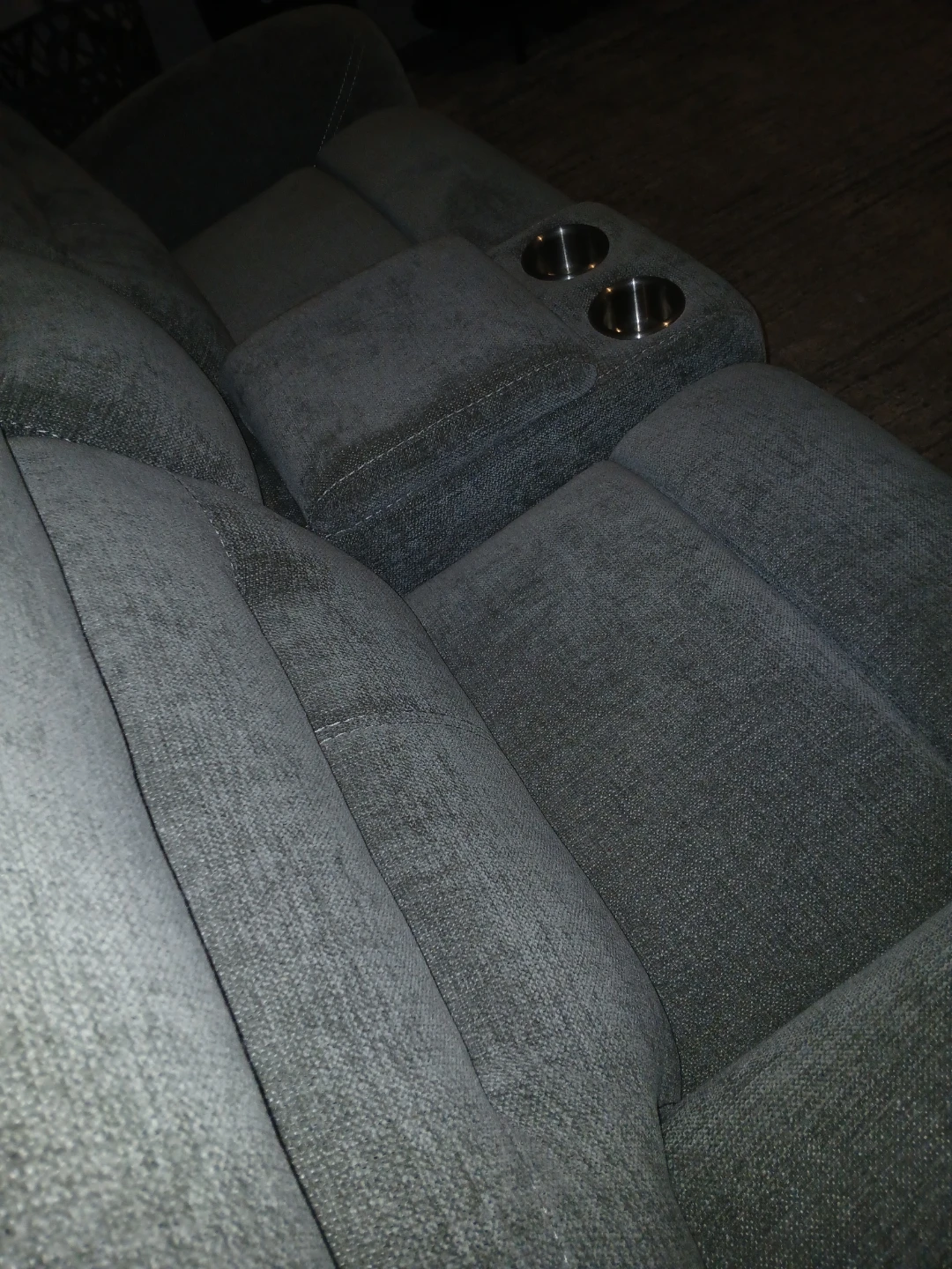 Gray Dual Reclining Loveseat - photo 5