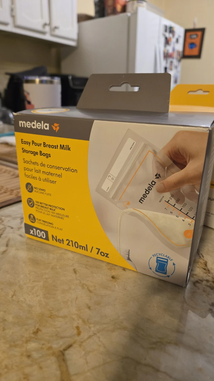 Medela Easy Pour Breast Milk Storage Bags - 100 Count - photo 2