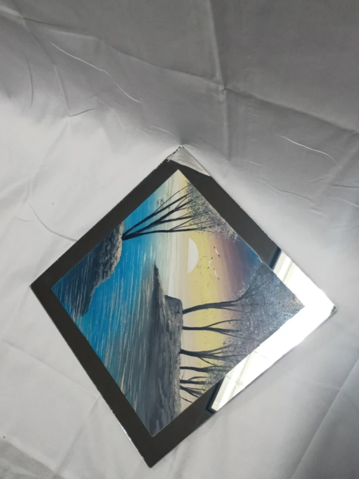 Vintage Framed Winter Landscape Mirror / Wall Art - photo 2