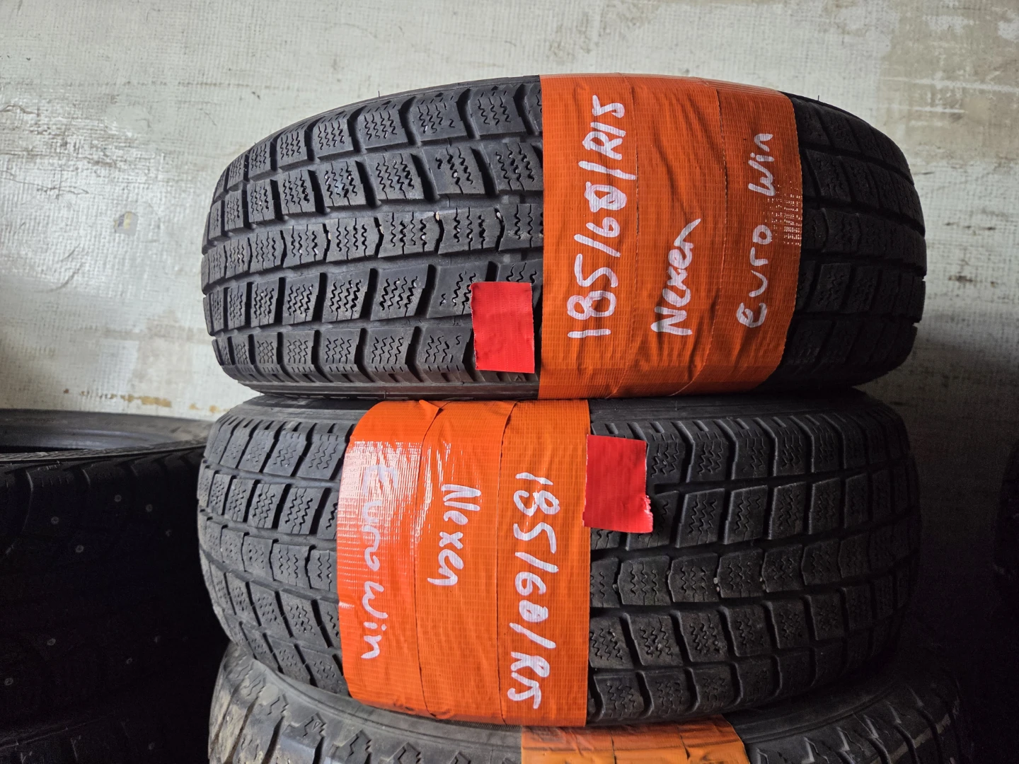 Two Nexen Euro-Win Winter Tires 185/60R15