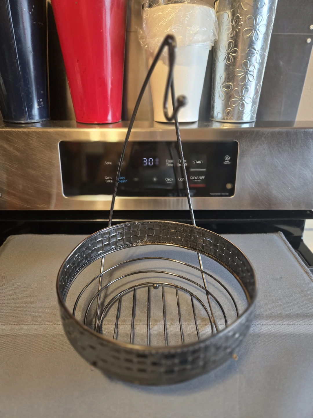 Bronze Countertop Fruit Basket and Banana Hanger Stand - photo 3