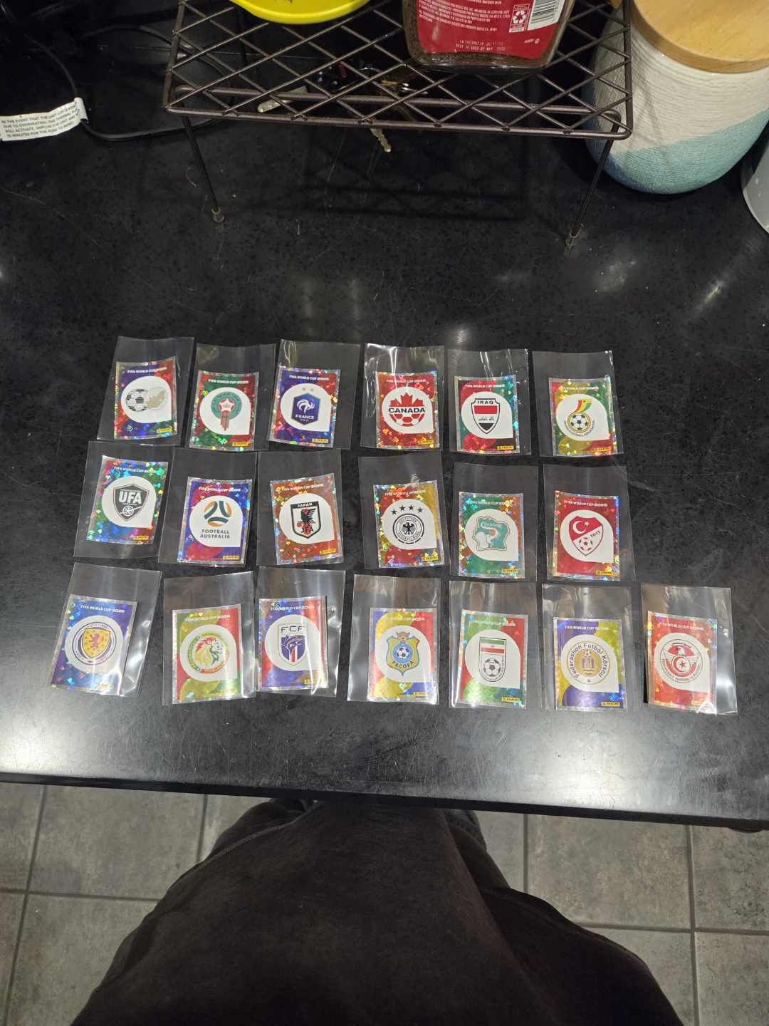 Panini FIFA World Cup 2026 Shiny Stickers - Set of 18