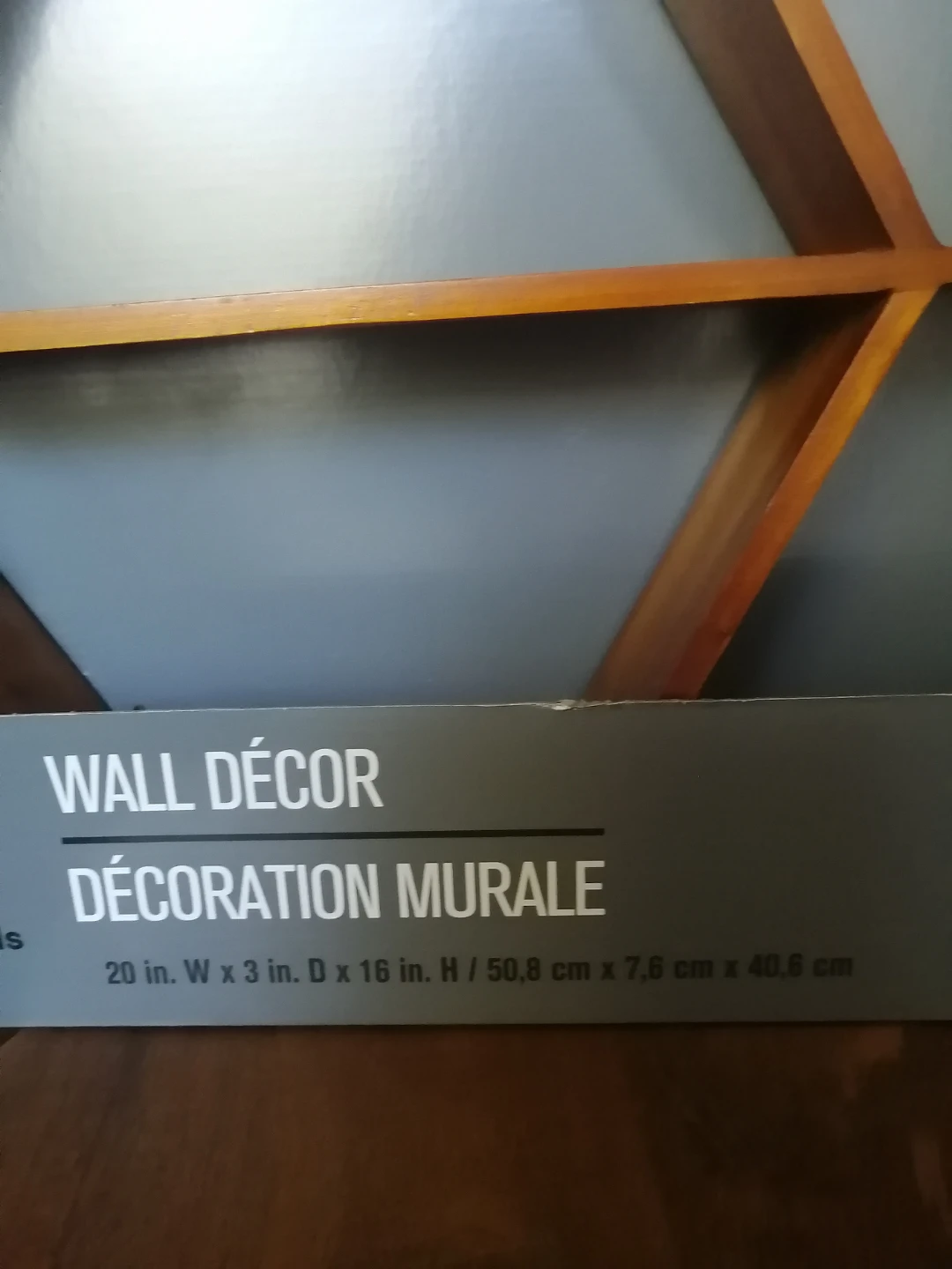 Hometrends Hexagon Wall Decor - photo 3