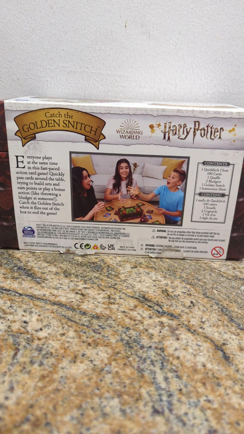 Harry Potter Catch the Golden Snitch Card Game - photo 2