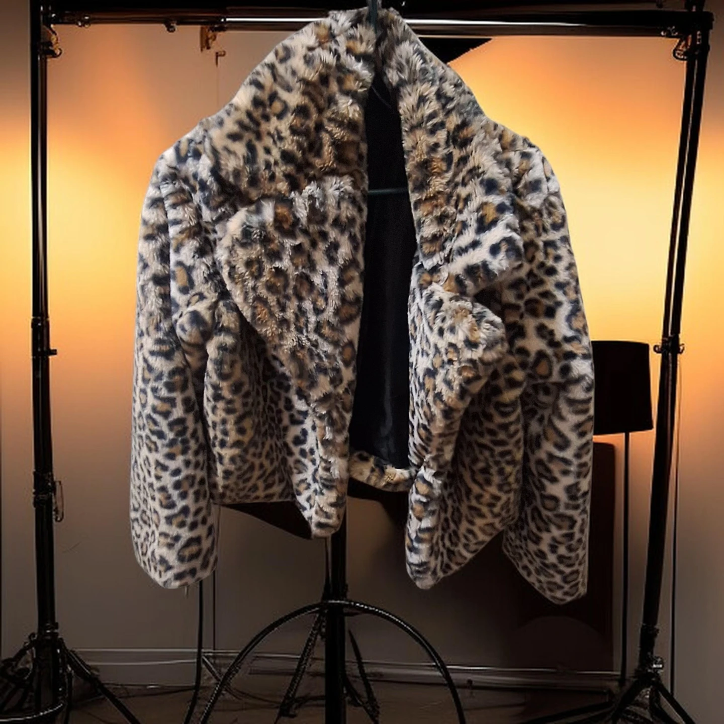 New Look Leopard Print Faux Fur Jacket - photo 2