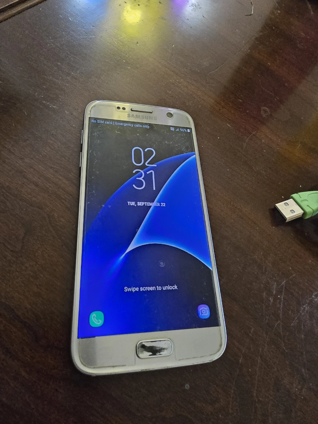 Samsung Galaxy S7 Silver Smartphone (32Gb)