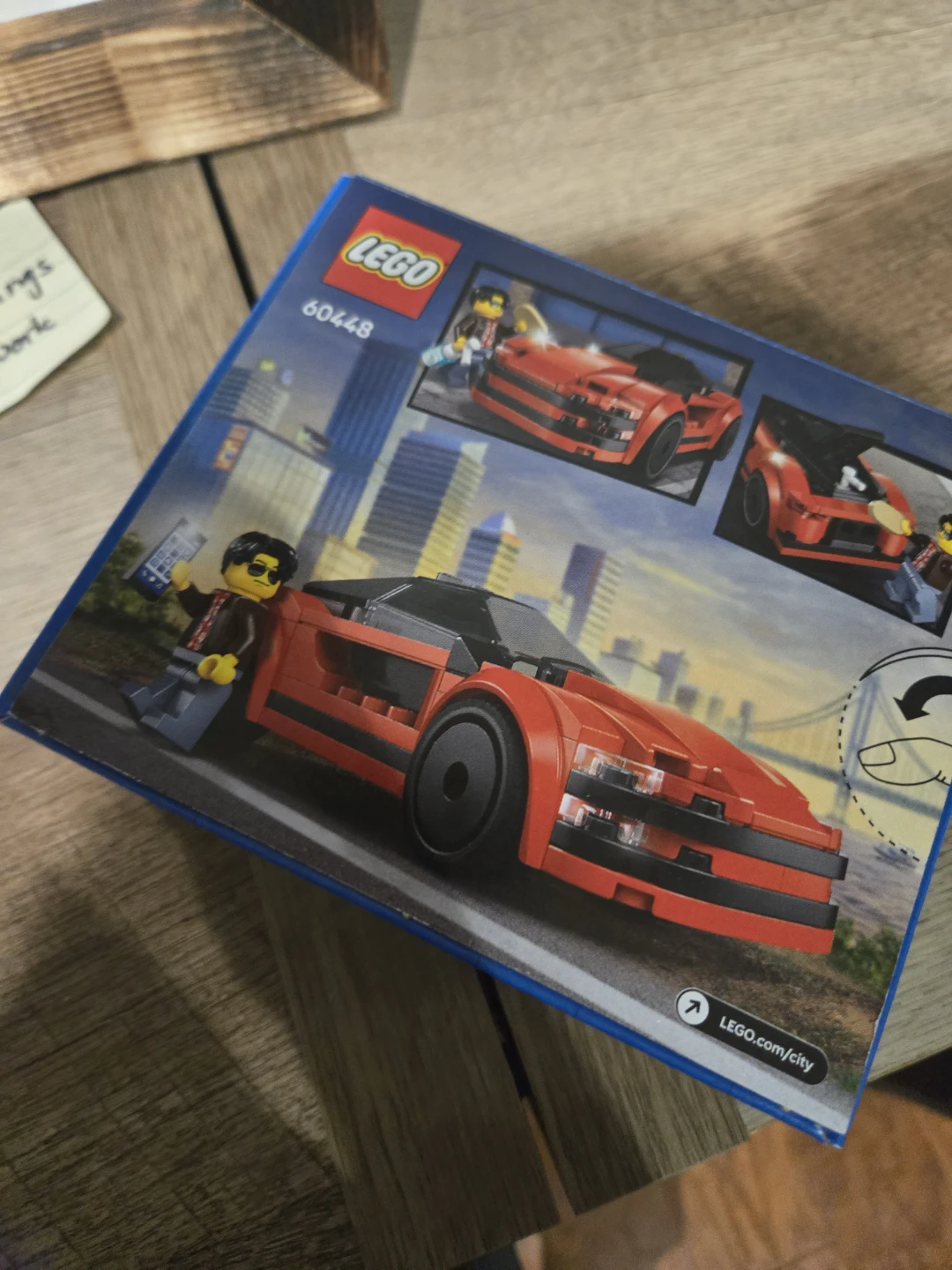 Little red Lego car