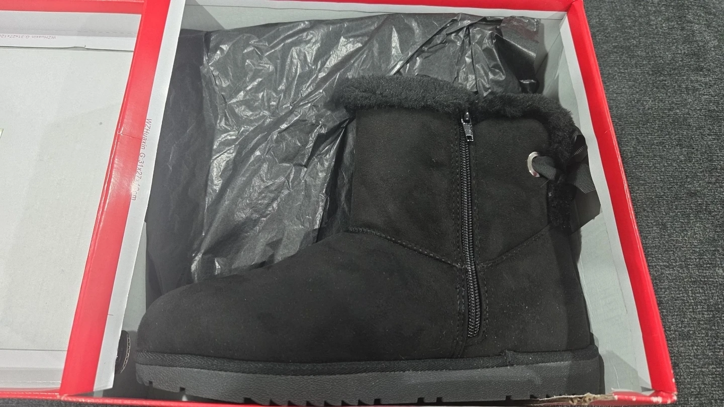 Hot Cakes Black Winter Boots Size 9 - photo 2