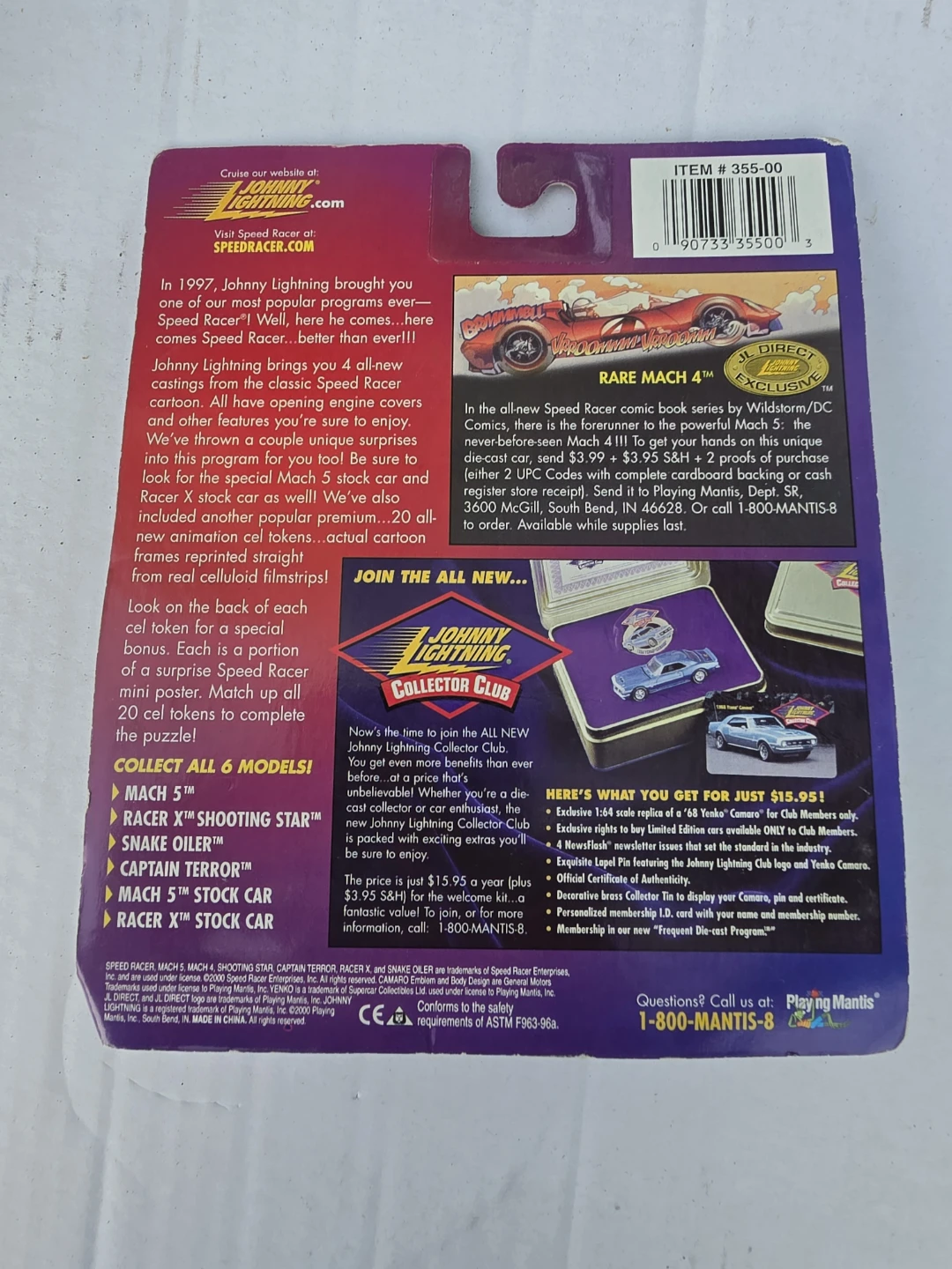 Johnny Lightning Speed Racer 2000 Die-Cast Car - photo 2