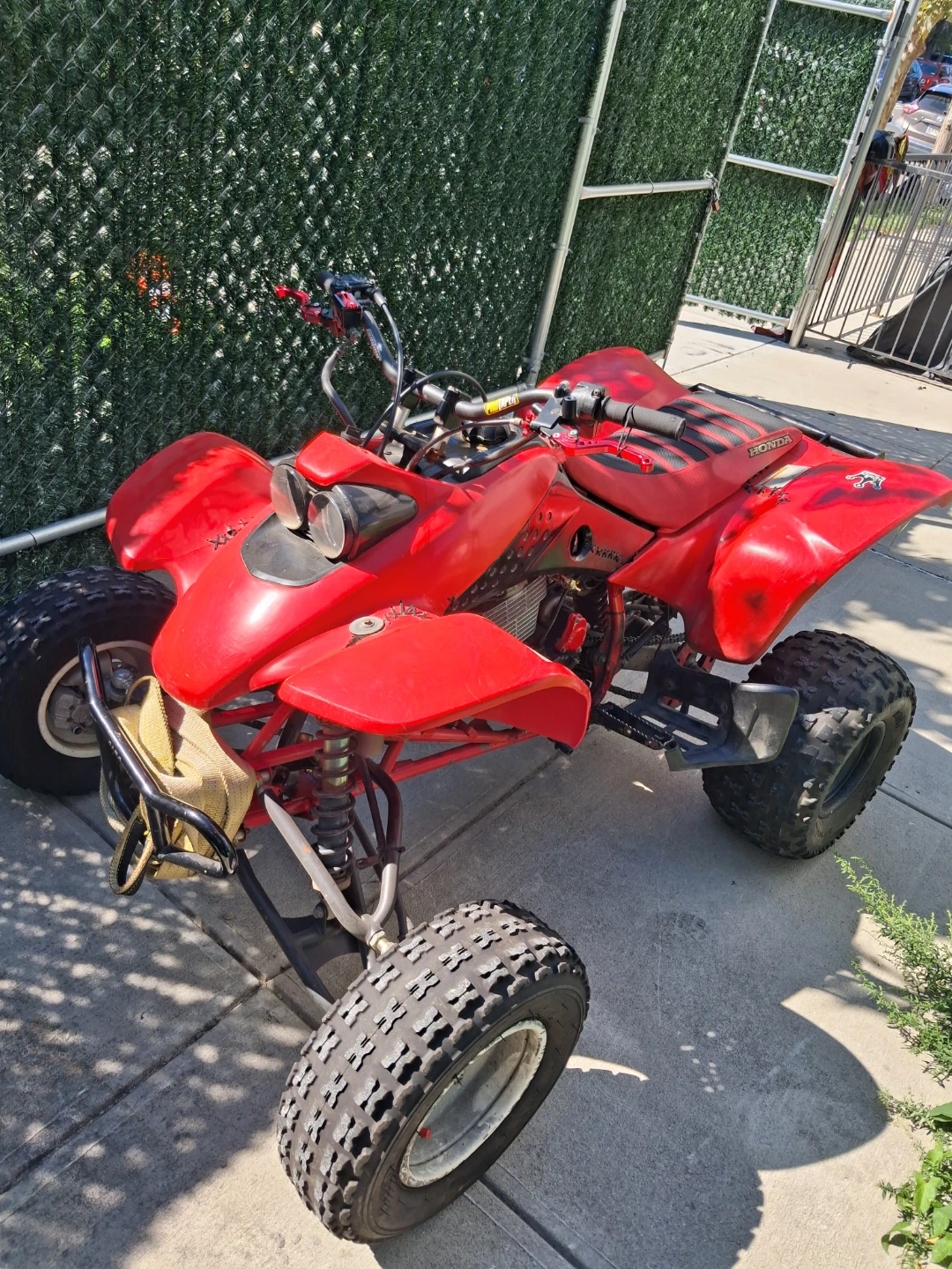 Red Honda ATV