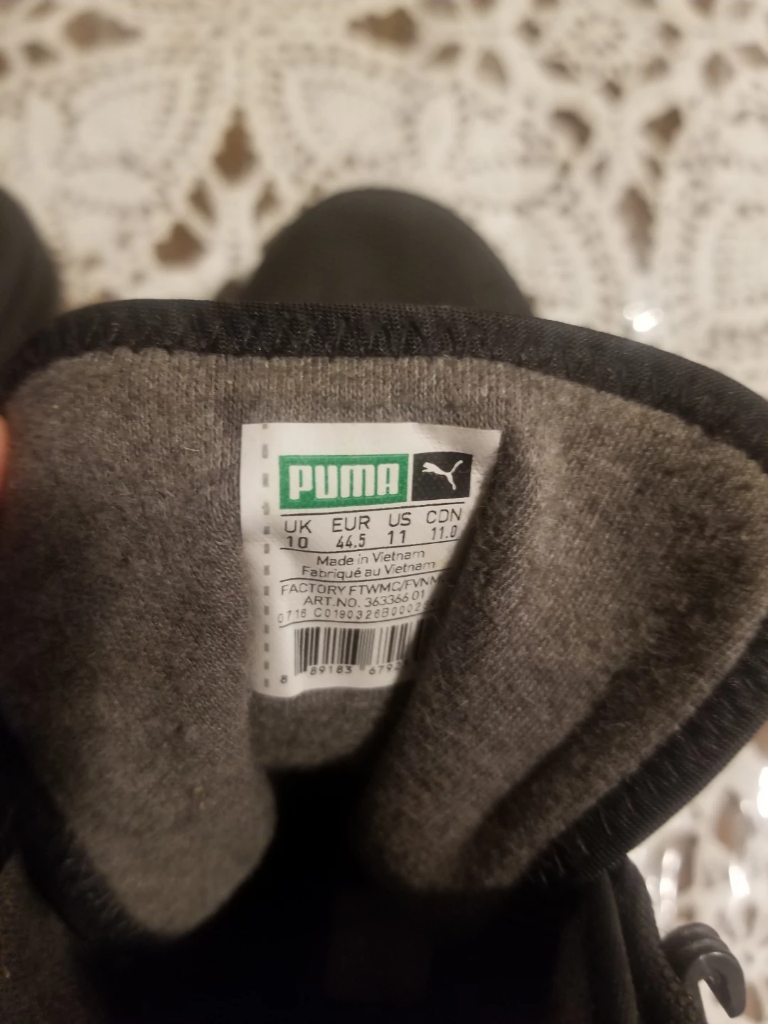 Brand New Puma Black High-Top Winter Boots - photo 3