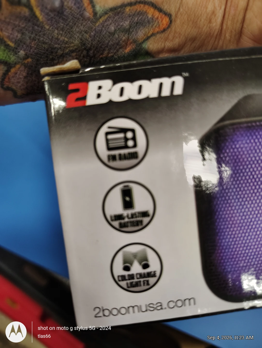 2Boom 15" LED Flame Soundbar Speaker - photo 3
