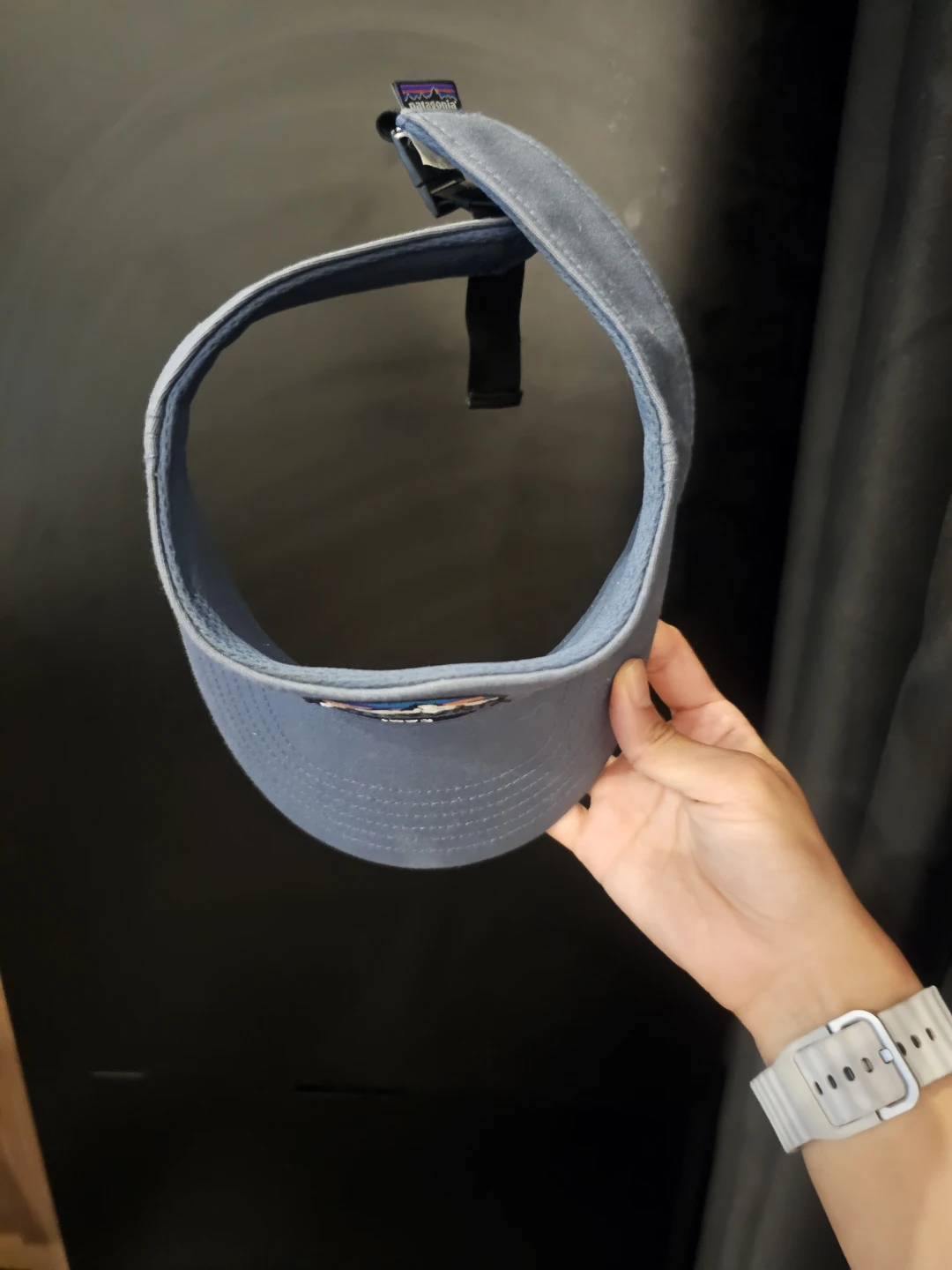 Patagonia P6 Logo Visor Dolomite Blue - photo 4