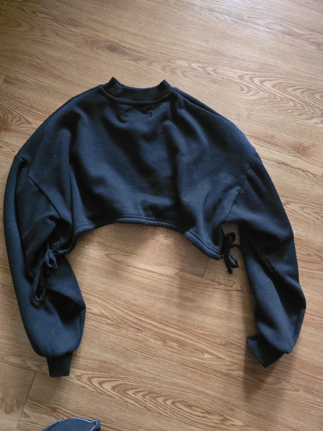 Black Playboy Cropped Sweatshirt - photo 5