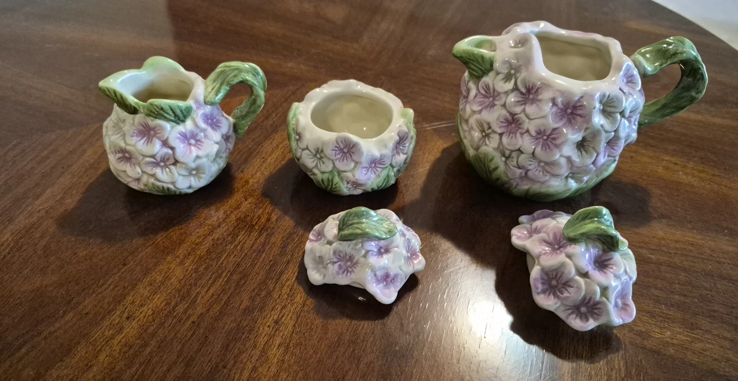 Woodlander Nipper Hand Painted Stoneware Set - photo 3
