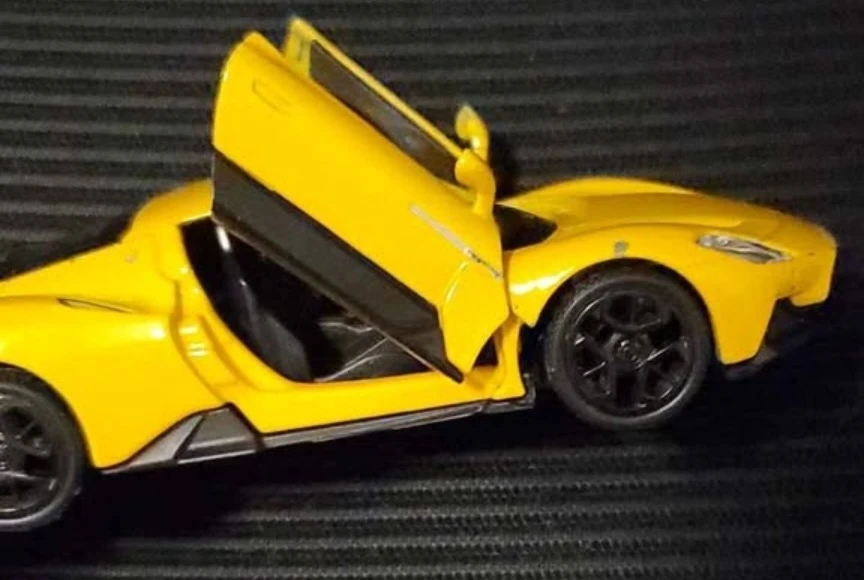 Yellow Sports Car Model - photo 2