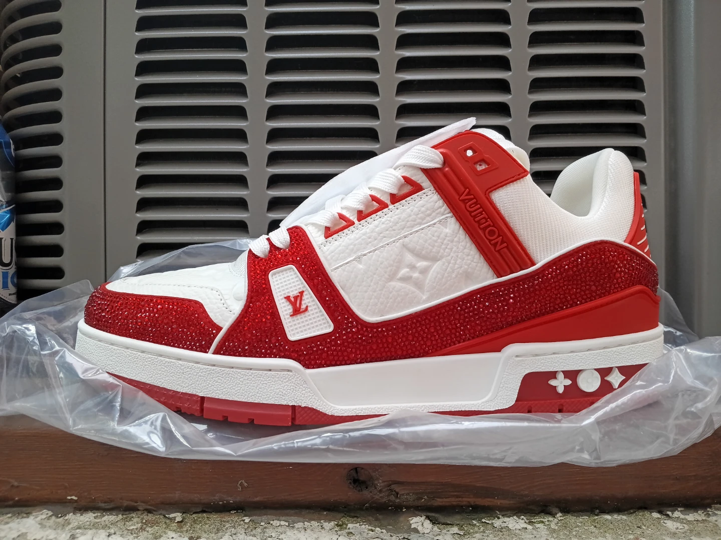 Louis Vuitton LV Trainer Sneakers Red White - photo 2