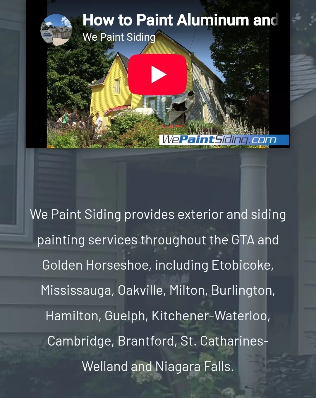 We Paint Siding exterior and siding painting services - photo 2