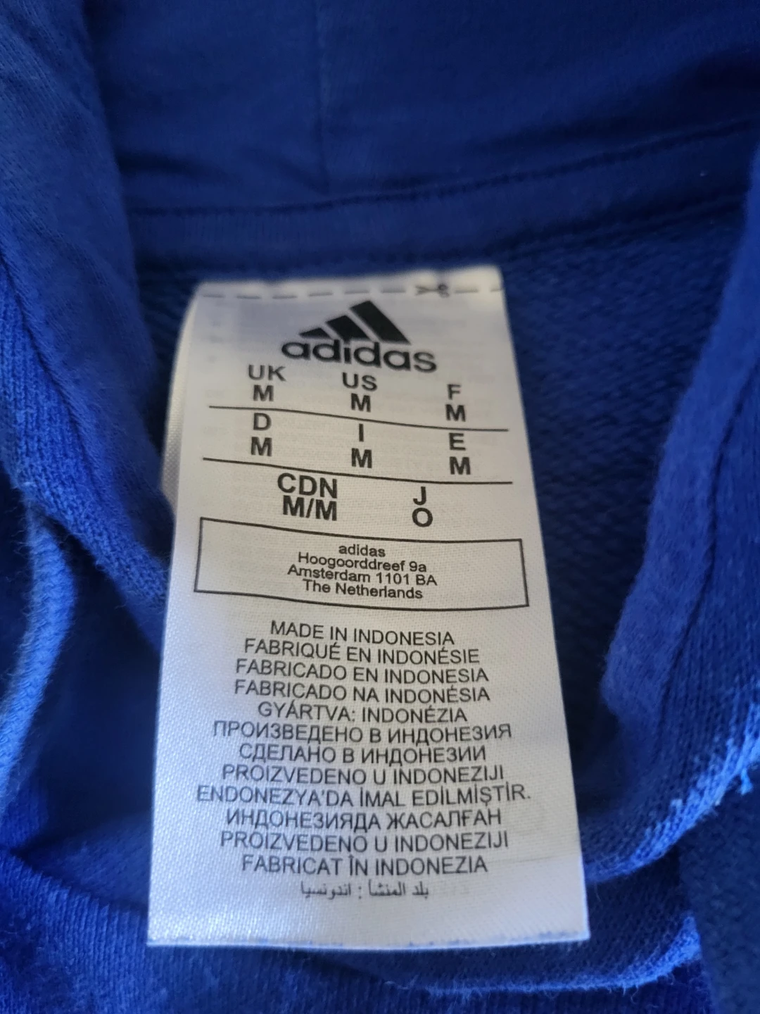 Adidas blue hoodie - photo 2
