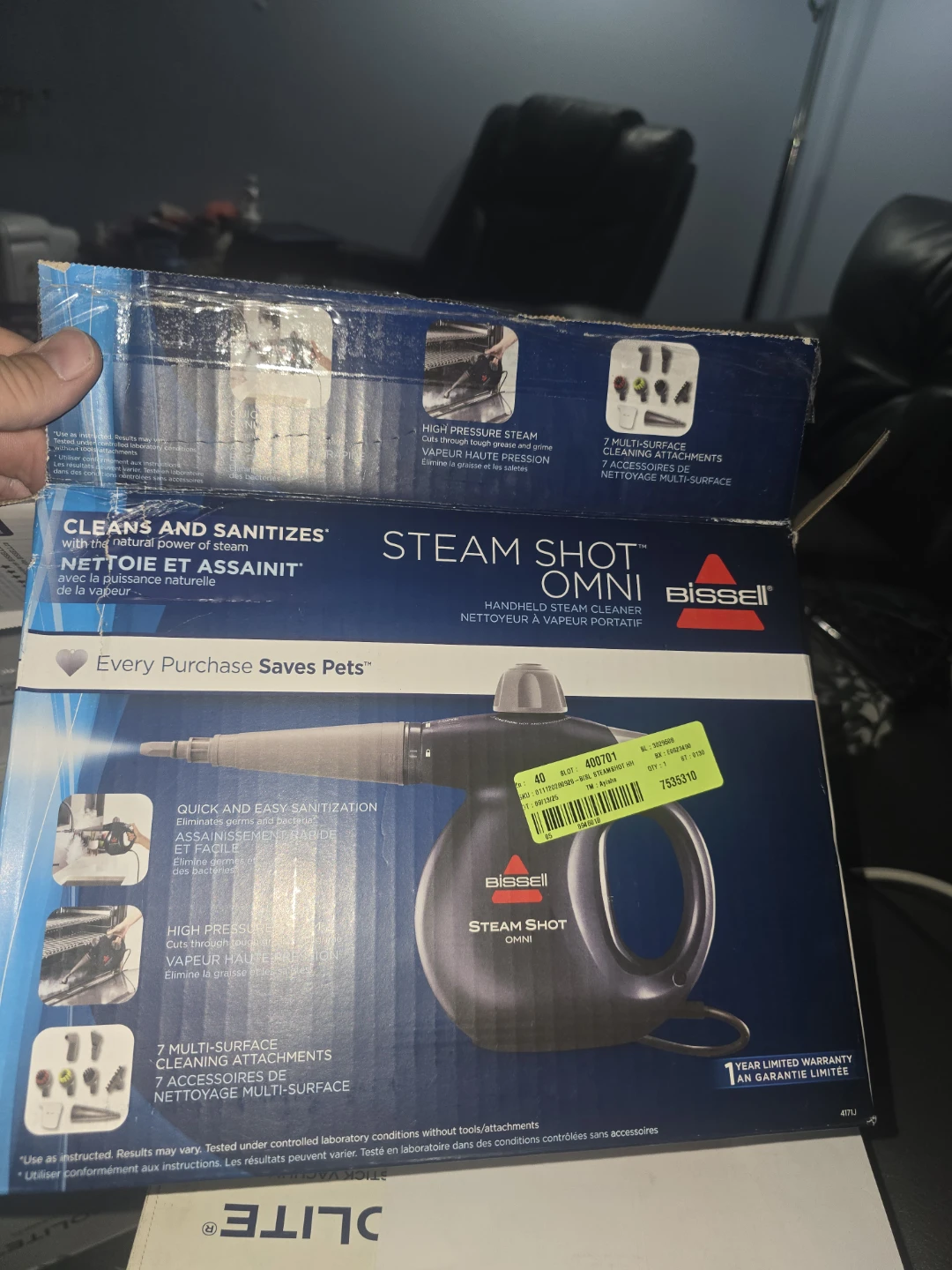 Bissell Steam Shot Omni Handheld Steam Cleaner - photo 2