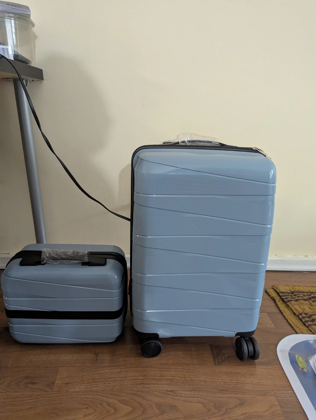 Light Blue Hardside Luggage Set