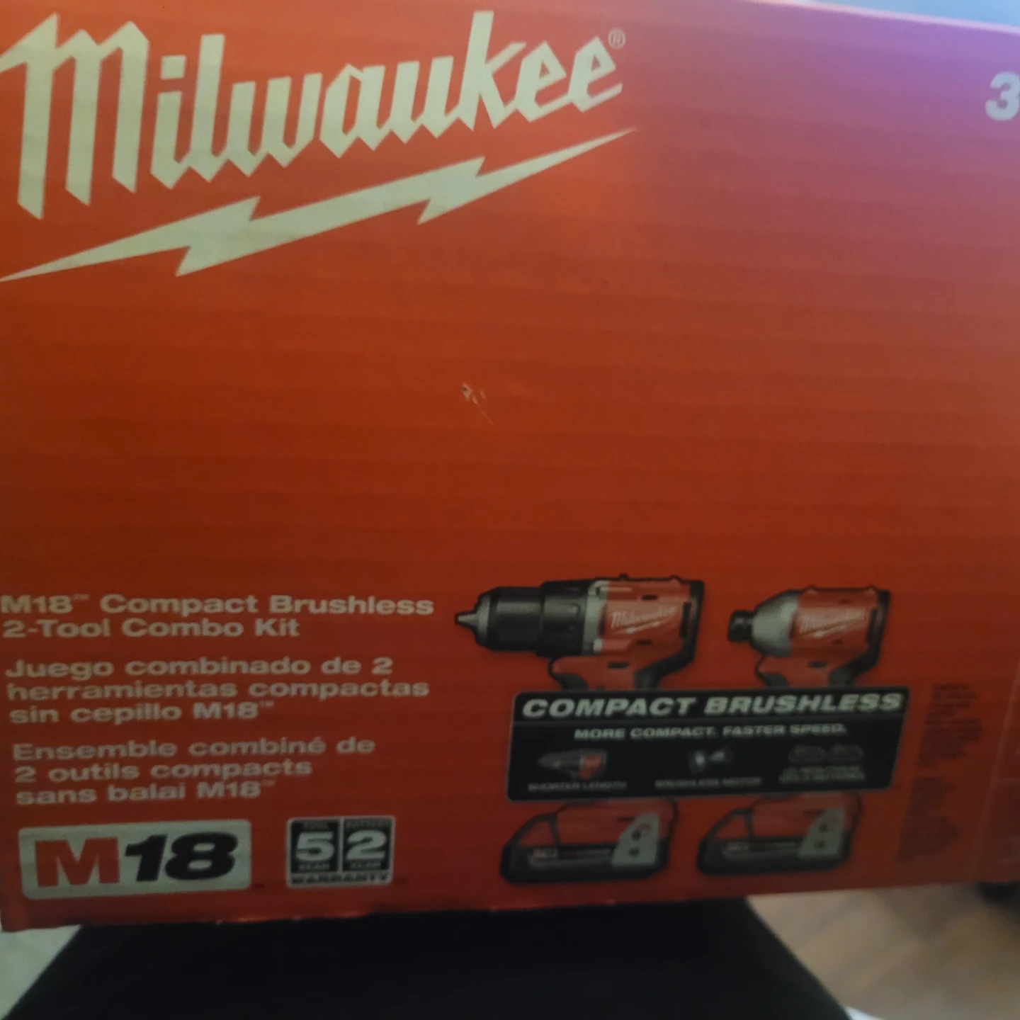 Milwaukee M18 Compact Brushless 2-Tool Combo Kit