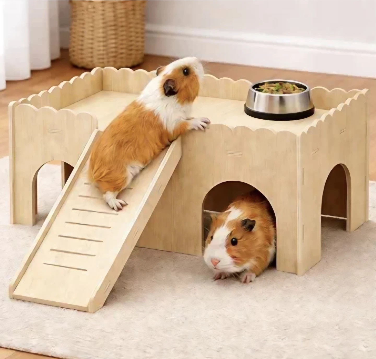 Small Animal Wooden Hideout Shelter
