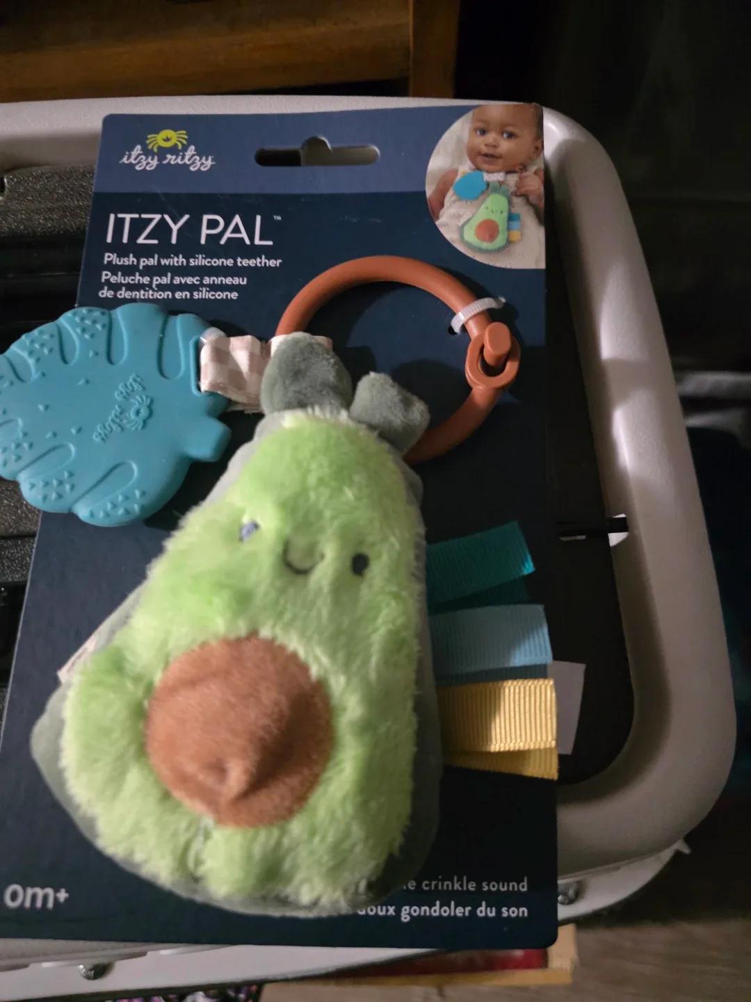 Itzy Ritzy Itzy Pal Avocado Plush Teether