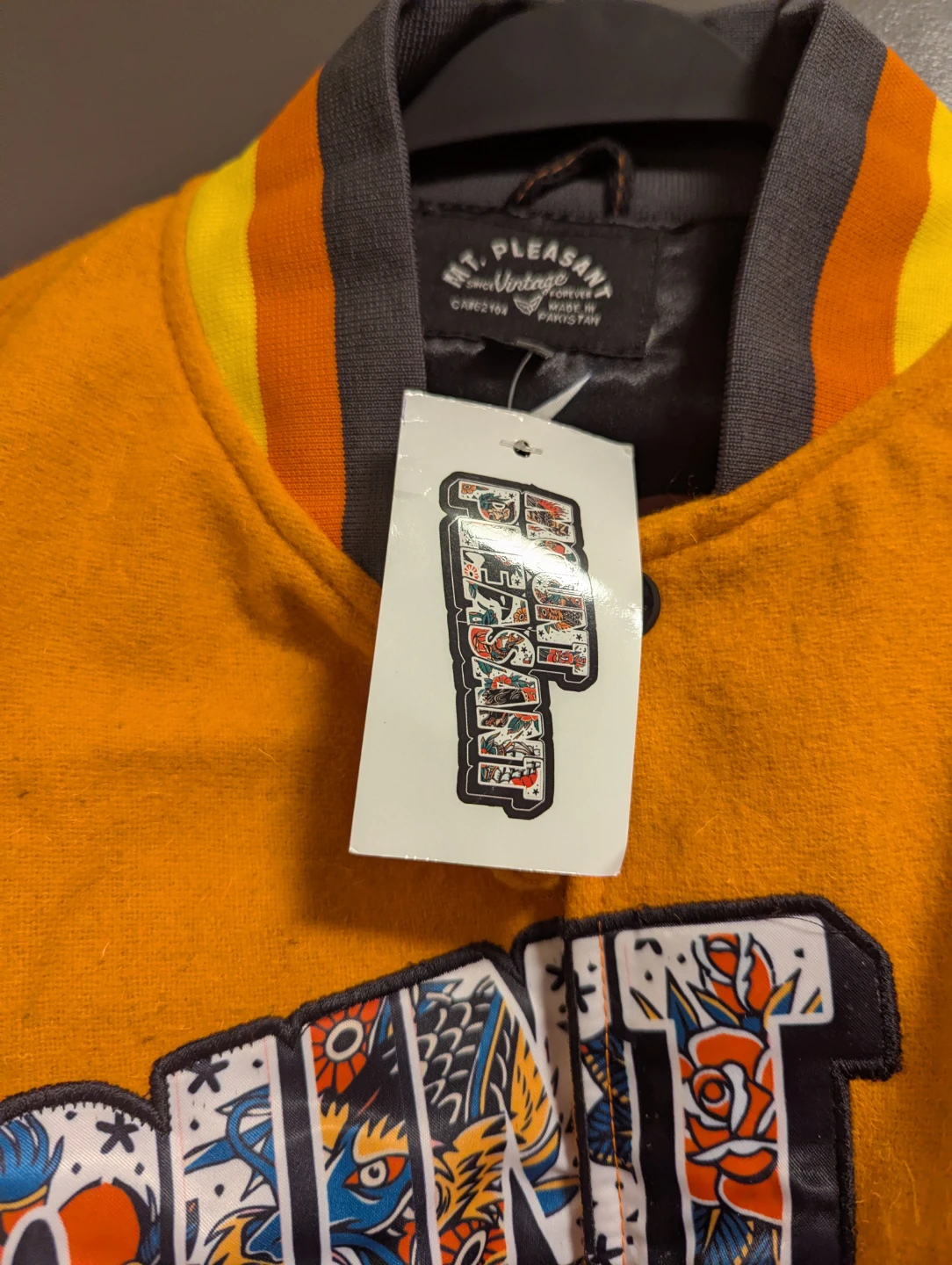Mount NWT Pleasant Vintage Letterman Jacket (L)! ⭐ - photo 2