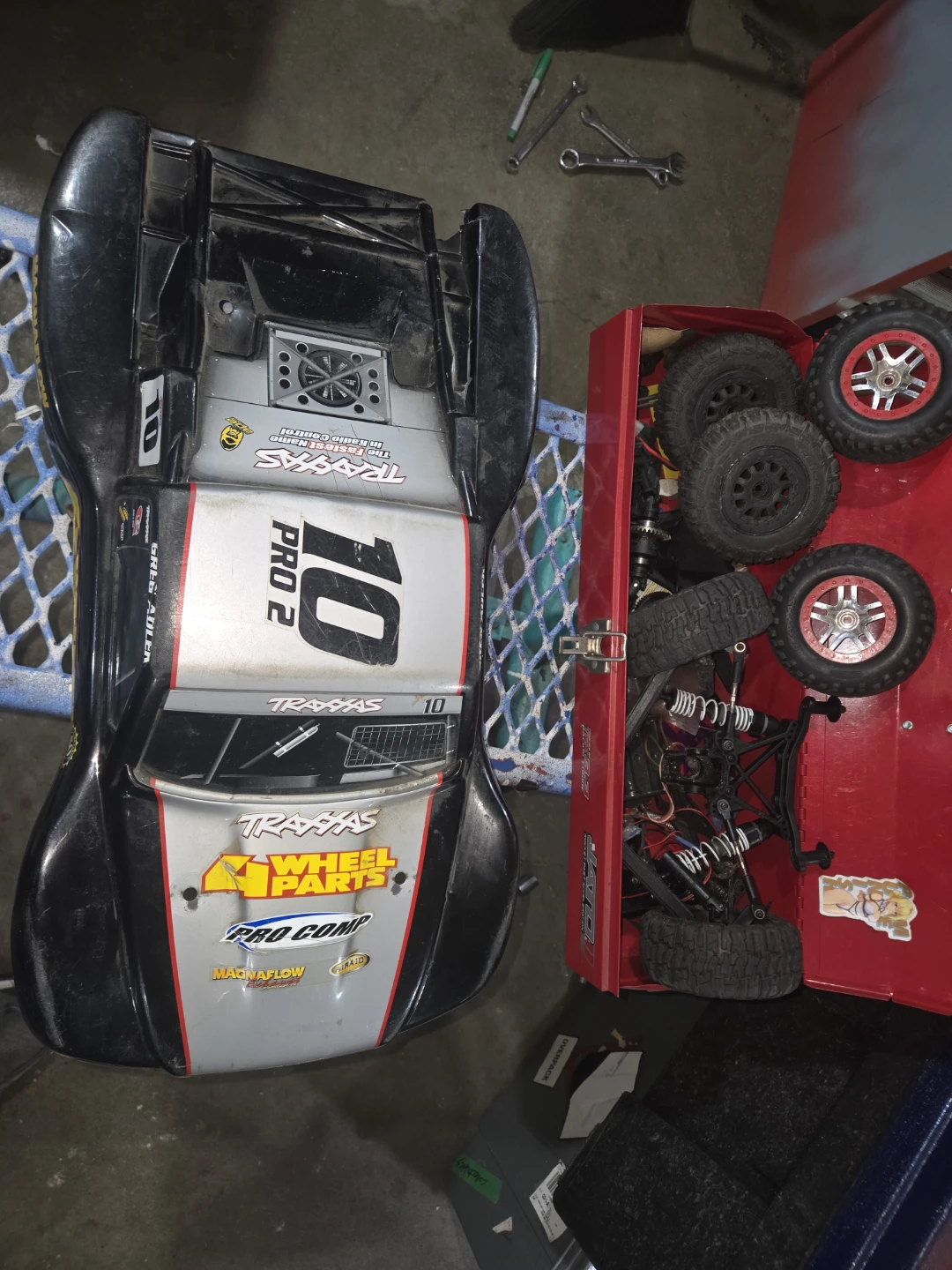 Traxxas RC Truck Body and Spare Parts Bundle
