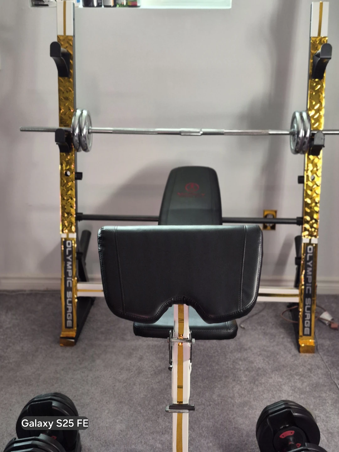 Marcy Olympic Surge Weight Bench and Rack - photo 2