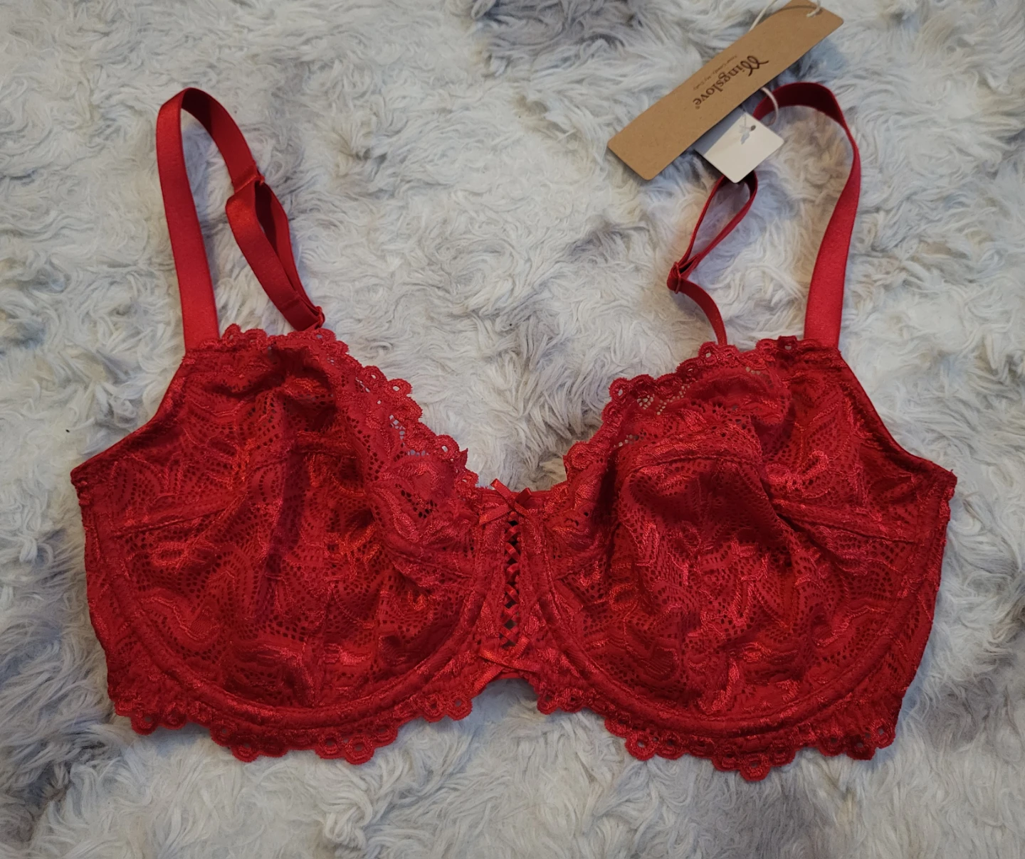 New Wingslove Red Lace Bra