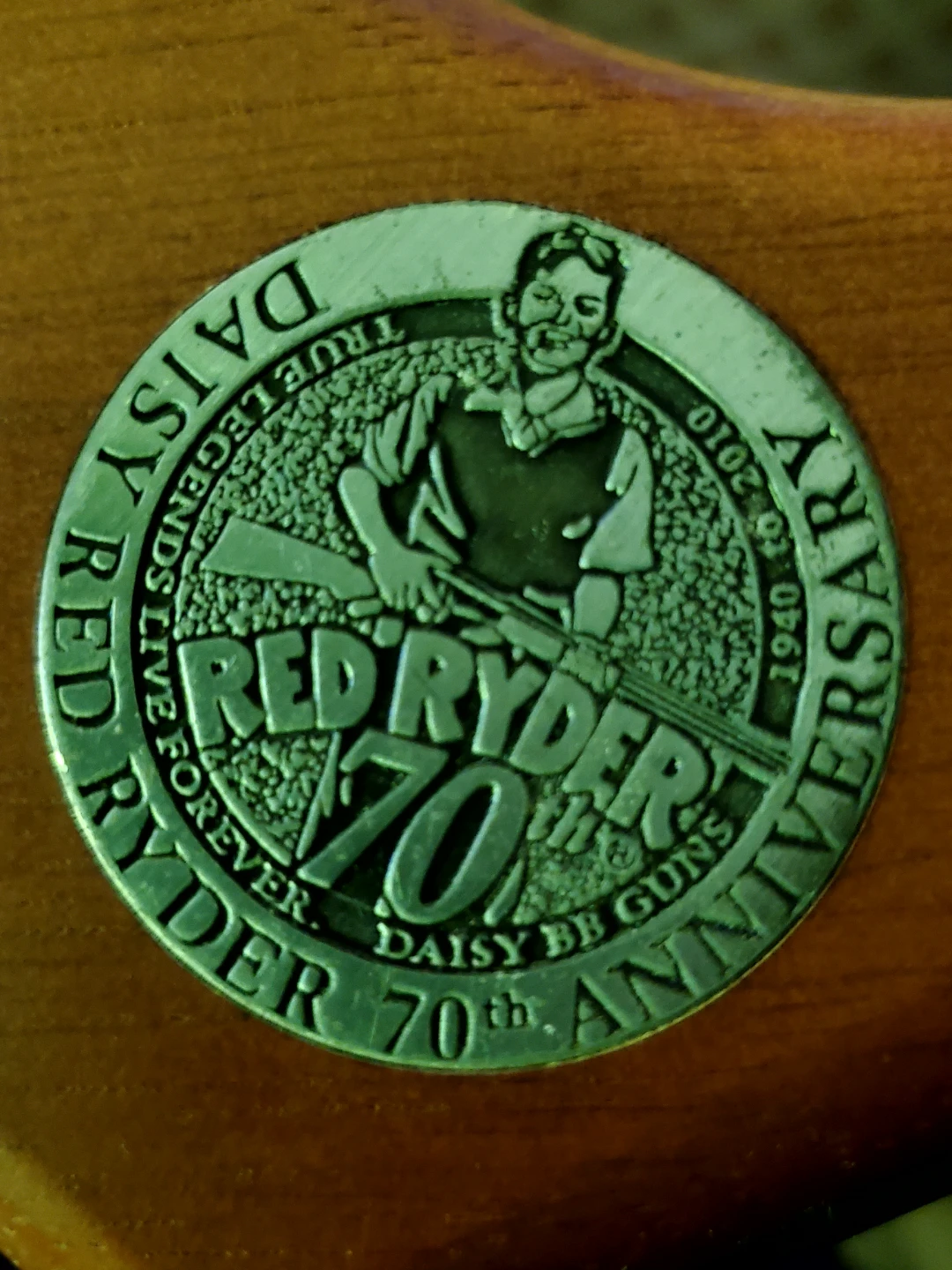 Daisy Red Ryder 70th Anniversary Commemorative Medallion