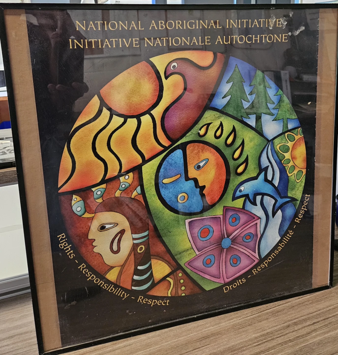 National Aboriginal Initiative Framed Print