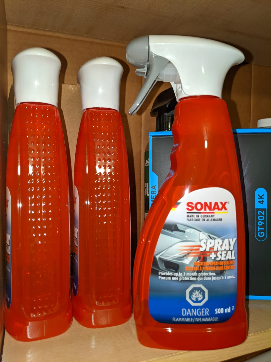 Sonax Spray & Seal, 473-mL, touchless, spray-on wet sealant