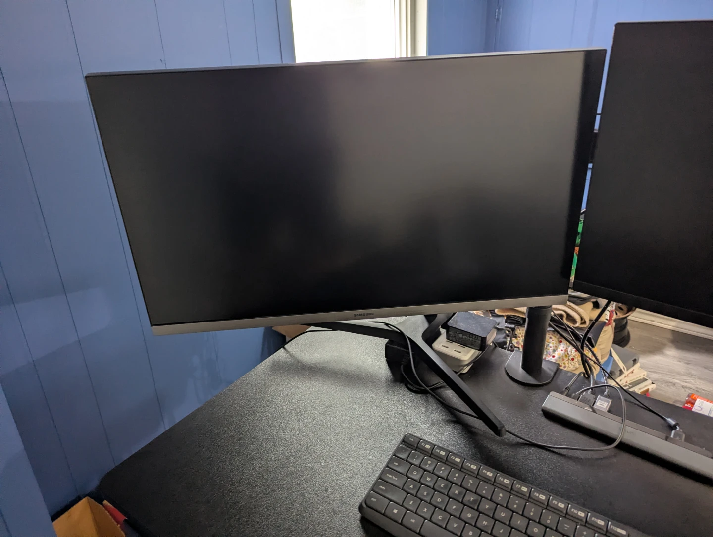 Adjustable Standing Desk with Dual Monitors - photo 5