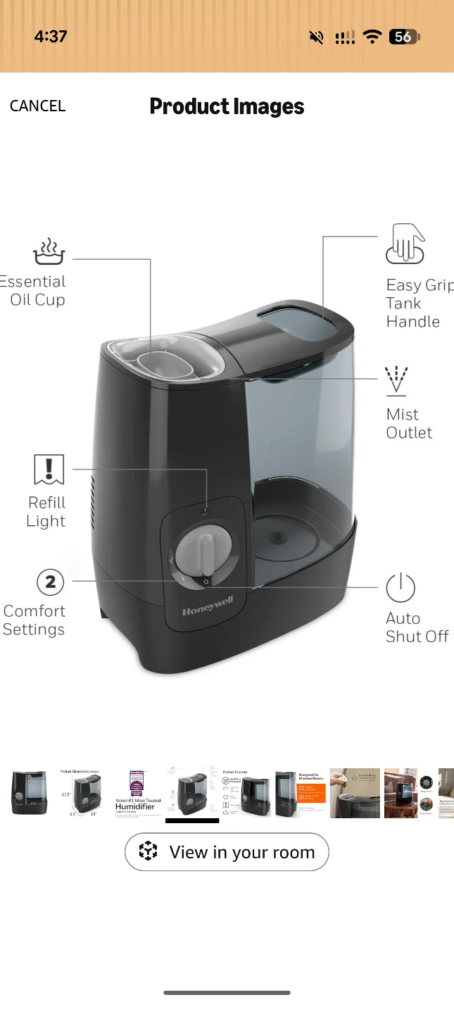 Moving out sale- Honeywell Humidifier - photo 3