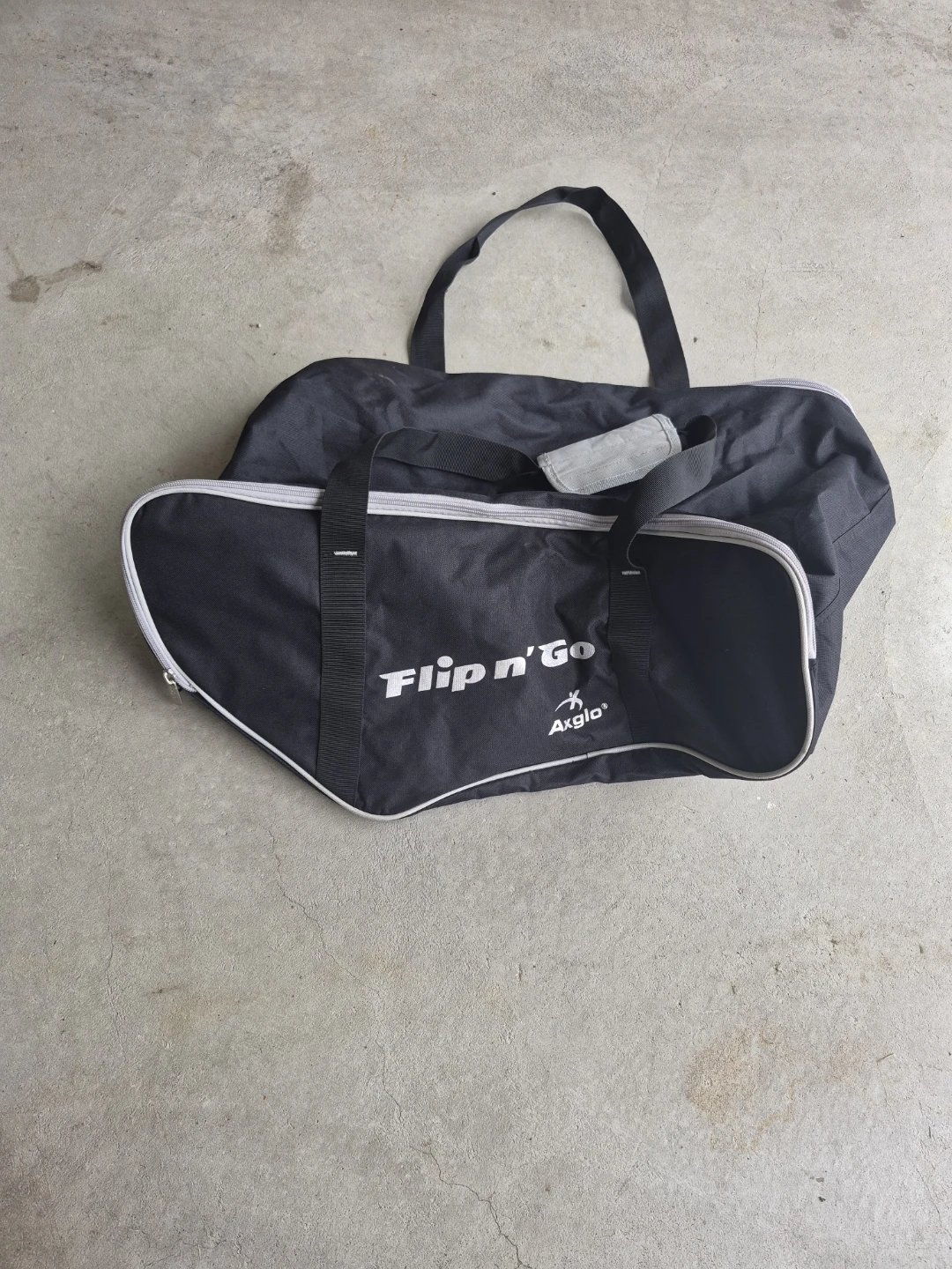 Flip n' go golf caddie bag