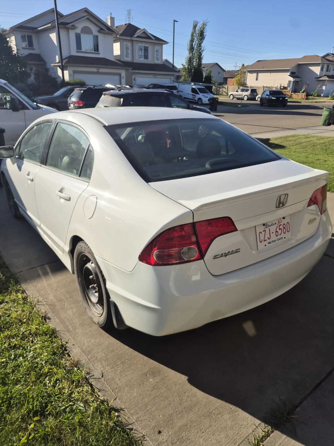 2008 White Honda Civic Sedan - photo 5