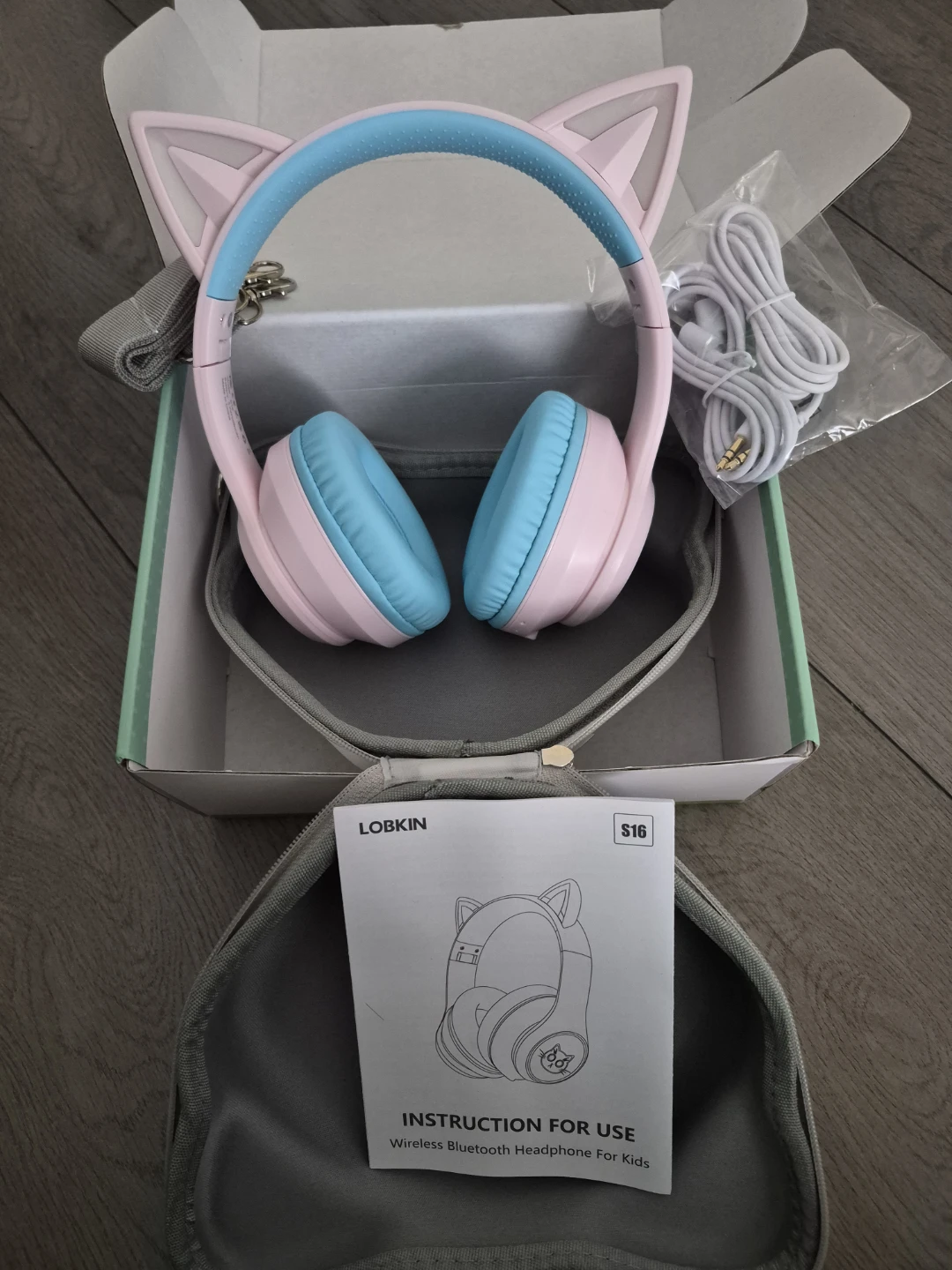 🏈🏉Lobkin S16 Wireless Kids Cat Headphones - photo 5