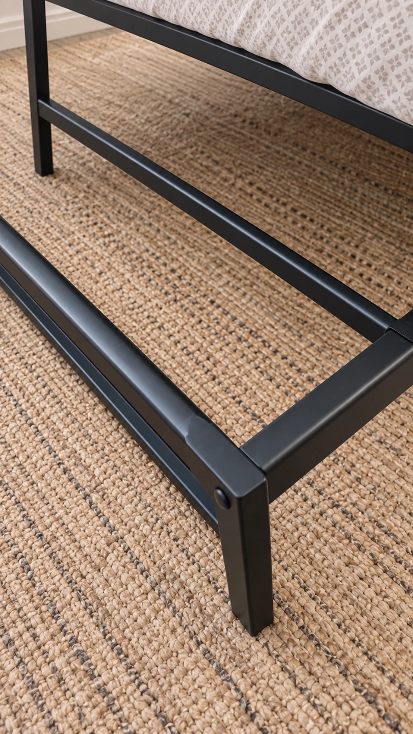 Zinus Abel Full Metal Bed Frame with mattress - photo 3